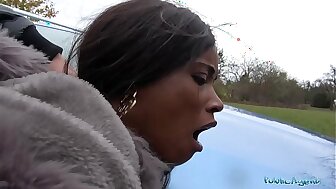 Public Agent British Ebony Queen Kiki Minaj Fucked Outside